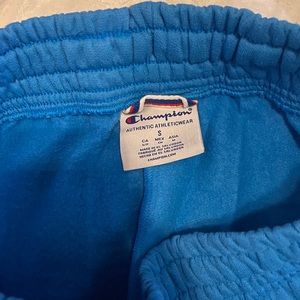 Small blue champion sweatpants